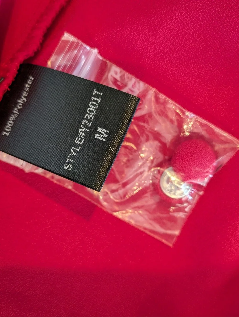 Tuckernuck Pomander Place Selena Blouse Raspberry Ruffle Puff Sleeve Size L NWOT